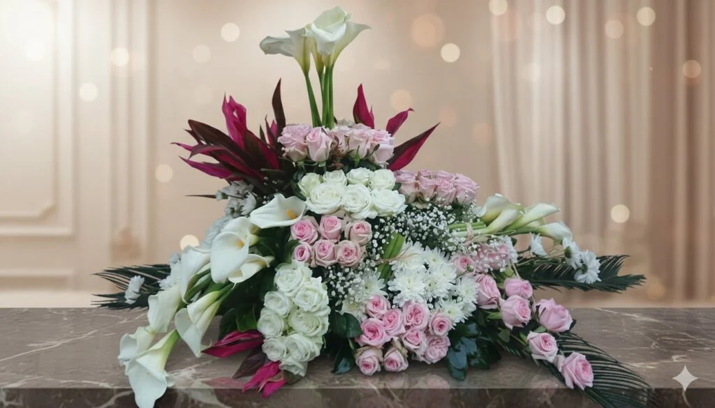 elegant grand ceremony floral